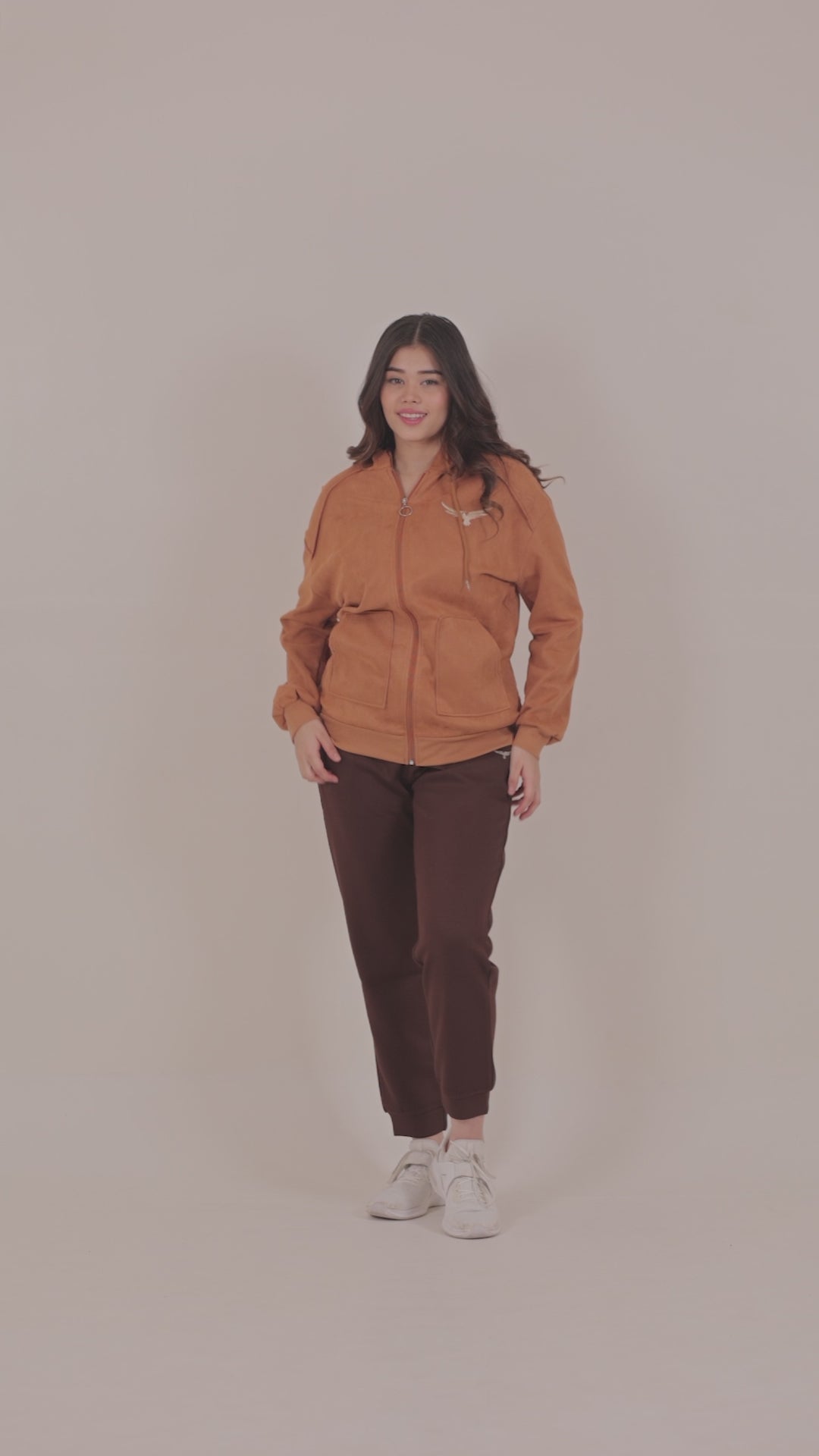 Women's Premium Oversize Joggers – Coffee