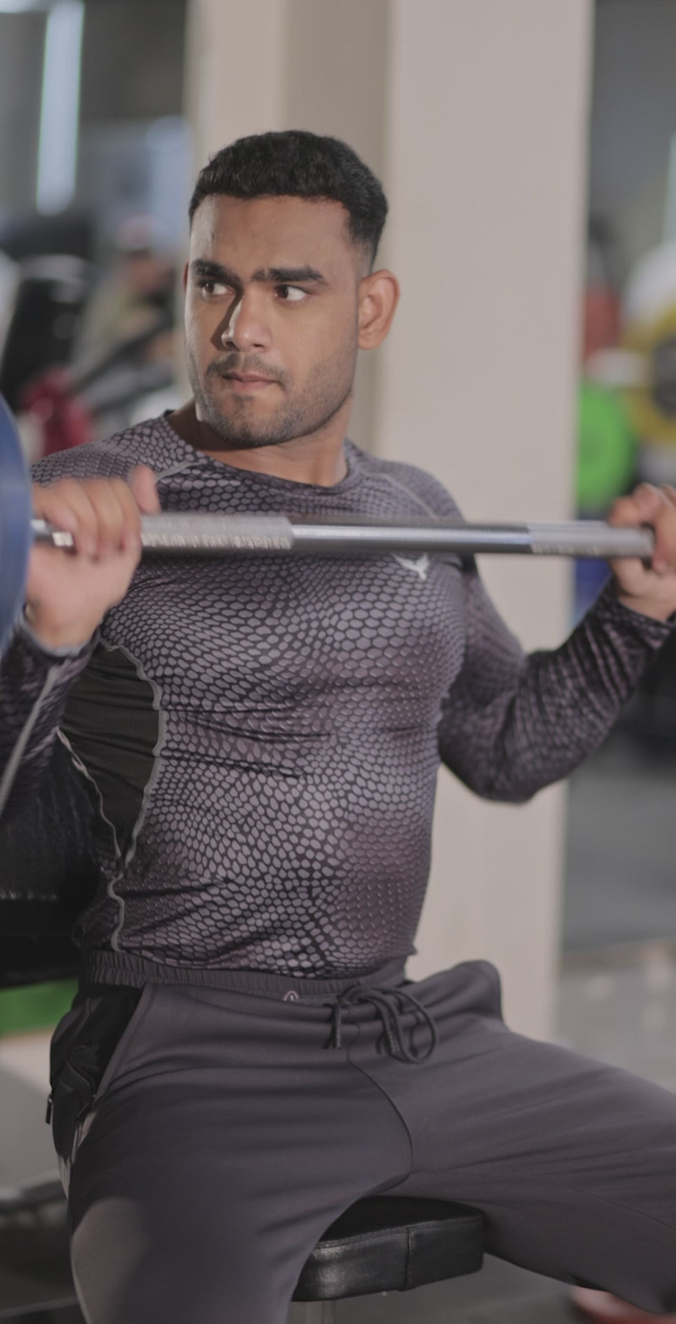 Men’s Compression Full Sleeves T-Shirt – Black