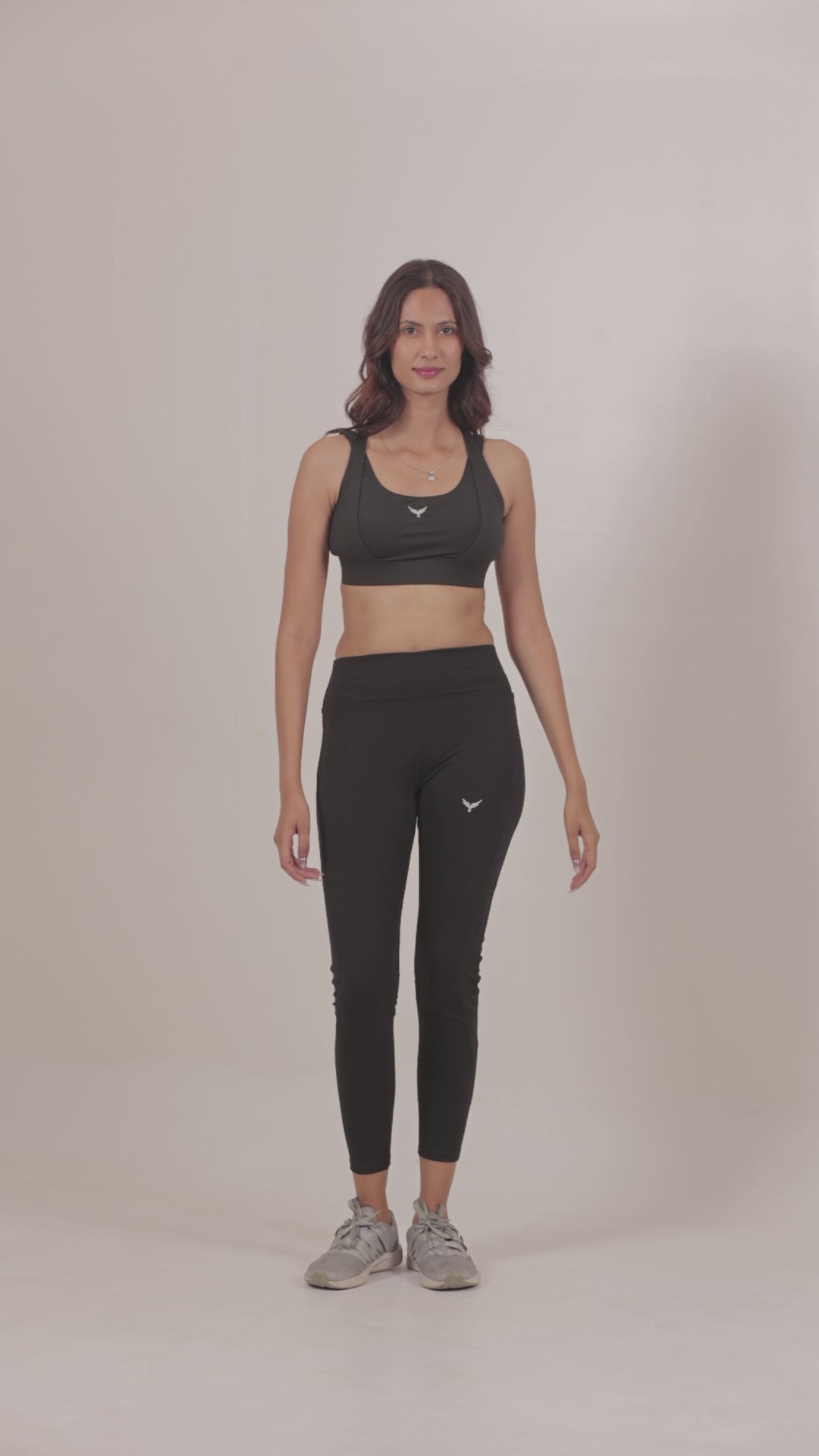 Falcon Skinny High Waist Leggings – Black
