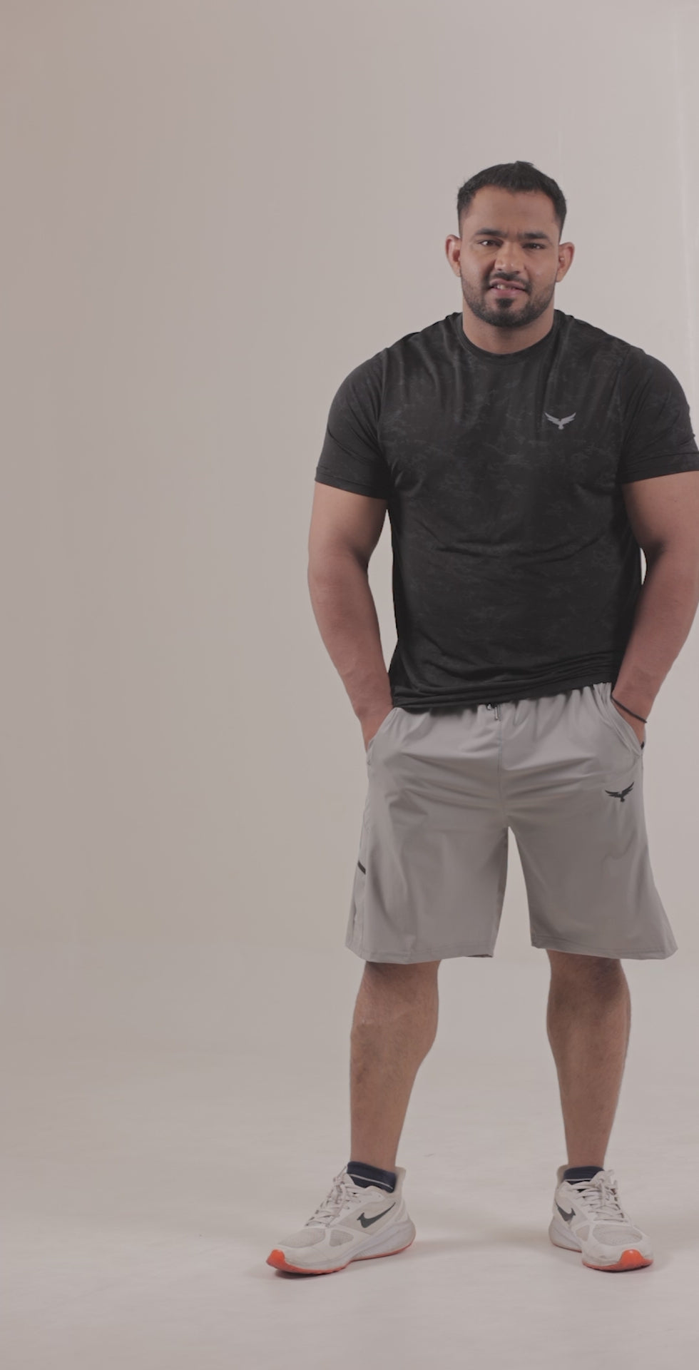 Men’s Training Regular Fit Shorts – Grey