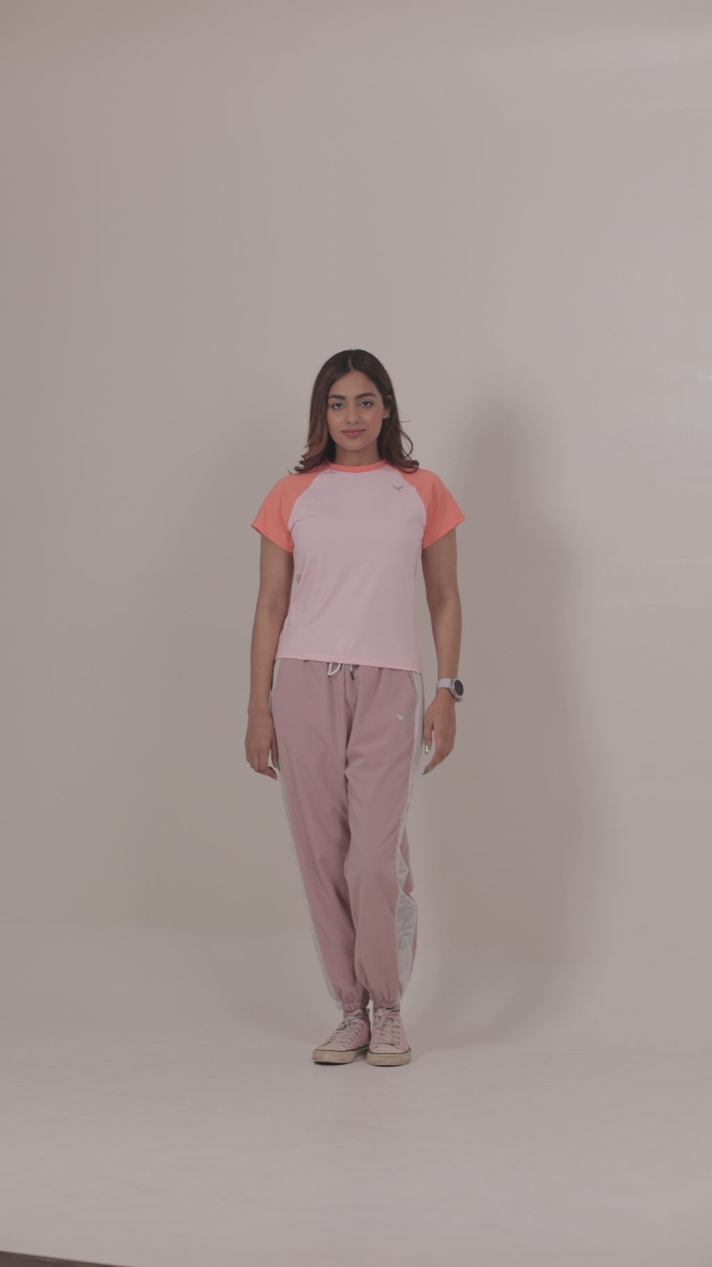 Combining Colour T-Shirt – Light Orange & Dark Orange