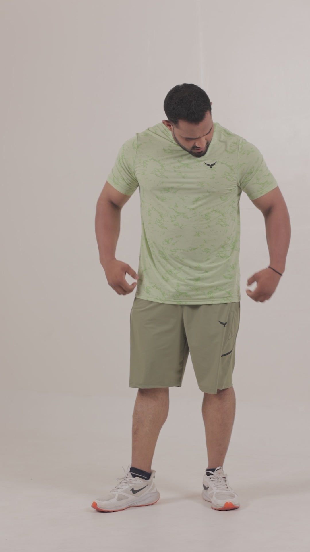 Mens Dry Hybrid T-Shirt – Green