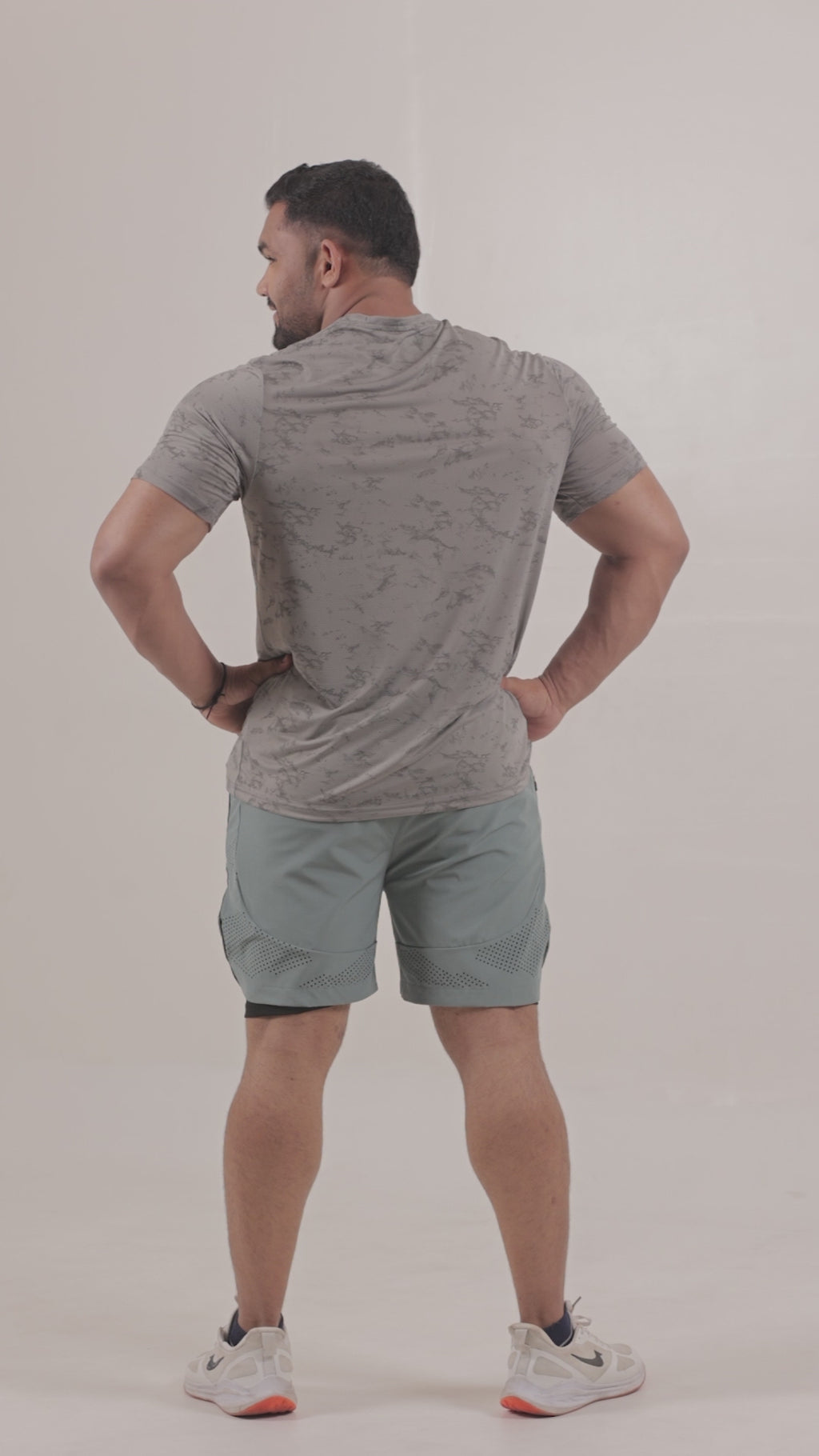 Mens Dry Hybrid T-Shirt – Grey