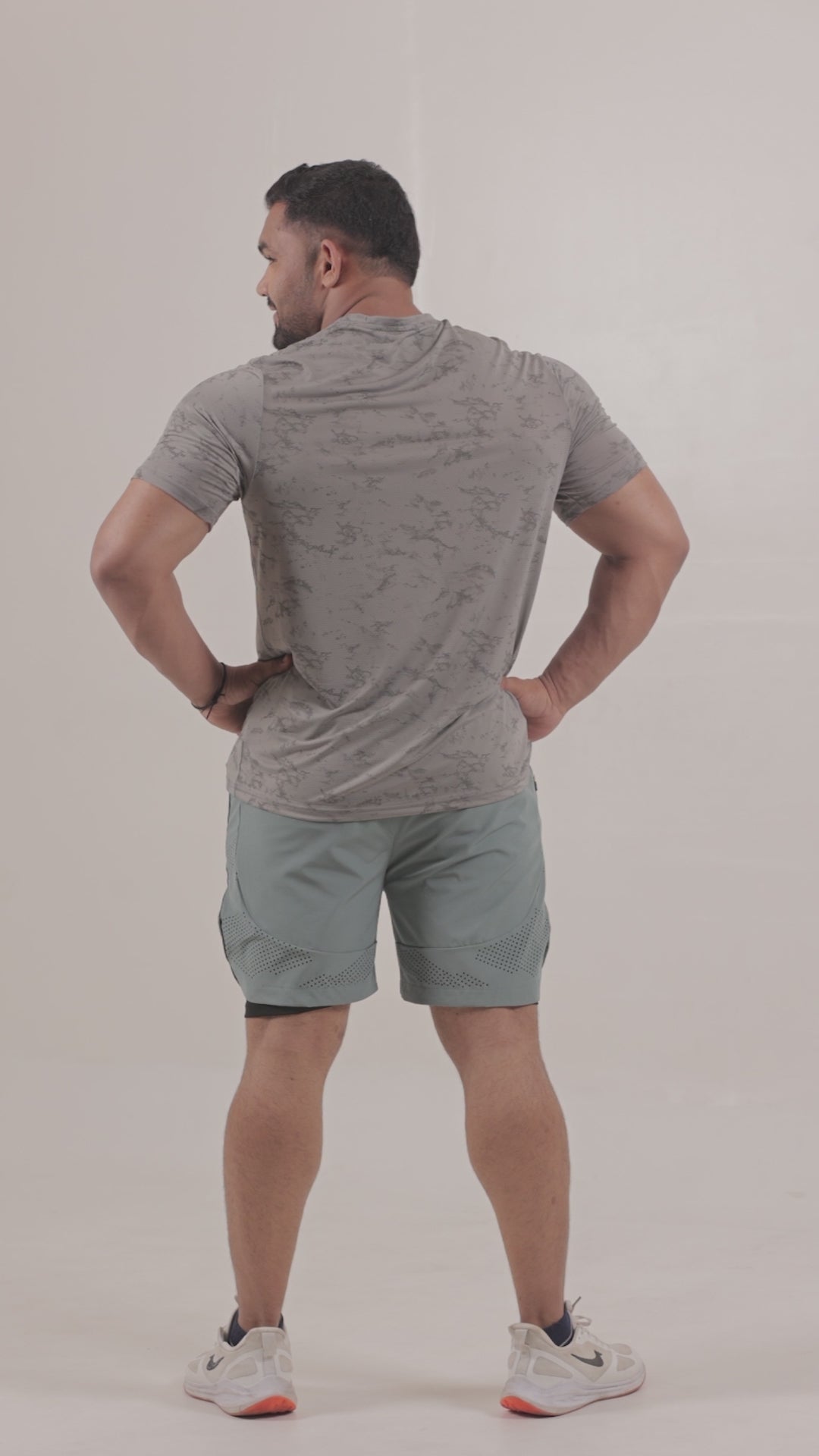 Mens Dry Hybrid T-Shirt – Grey
